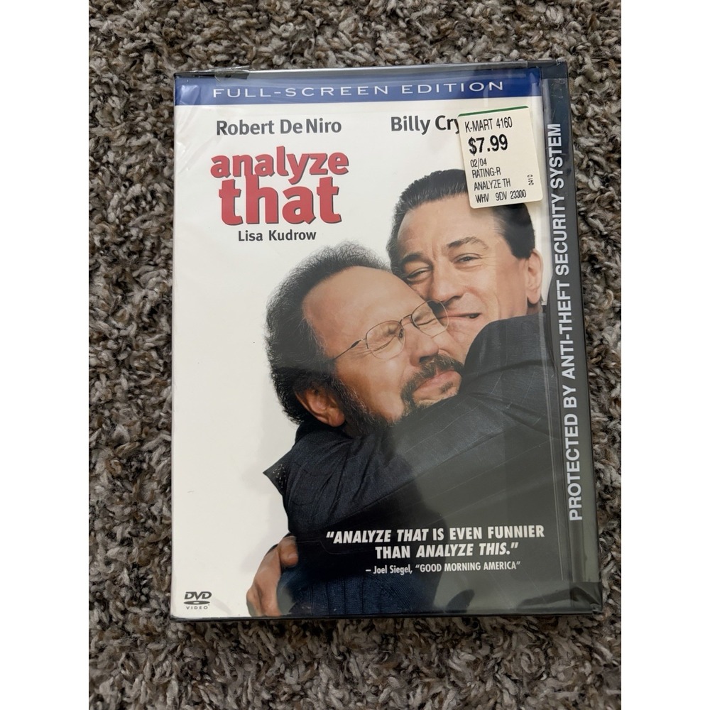Analyze That Robert De Niro Billy Crystal DVD NEW SEALED Warner Bros Snapcase